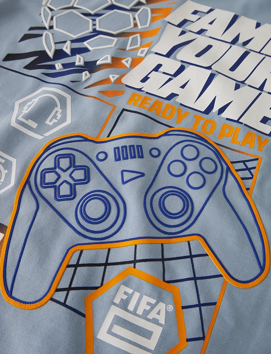 name it - NKMASEKEL FIFAE SS NREG TOP BOX VDE - kurzärmelige - blue fog - 3