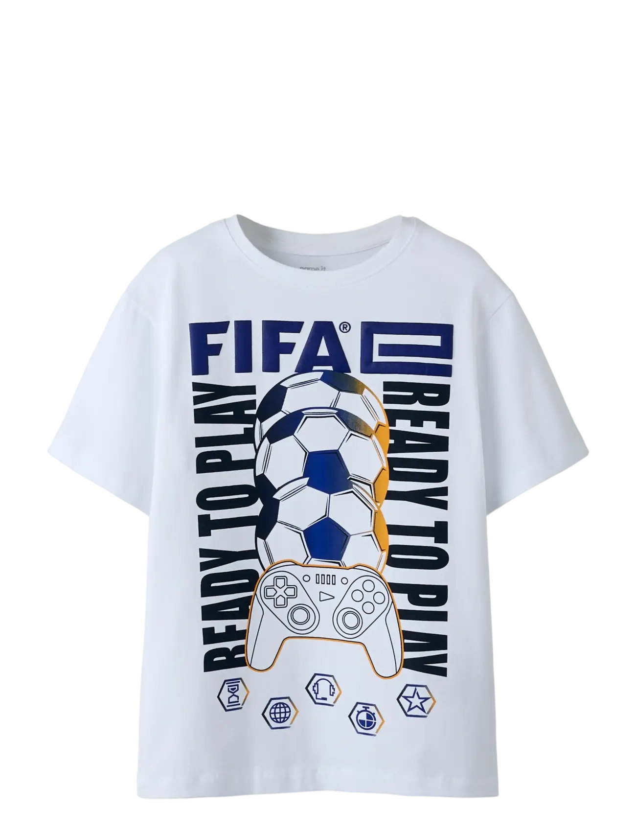 name it NKMASEKEL FIFAE SS NREG TOP BOX VDE - Tops - BRIGHT WHITE / white
