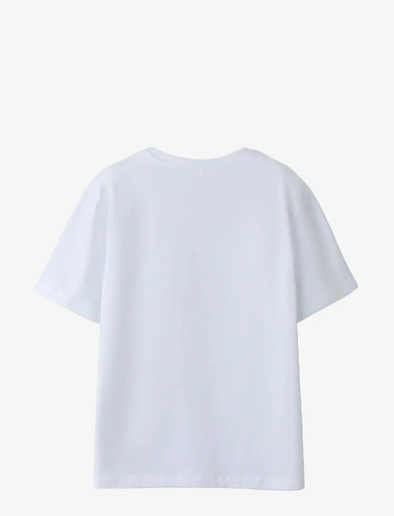 name it - NKMASEKEL FIFAE SS NREG TOP BOX VDE - kortærmede t-shirts - bright white - 1