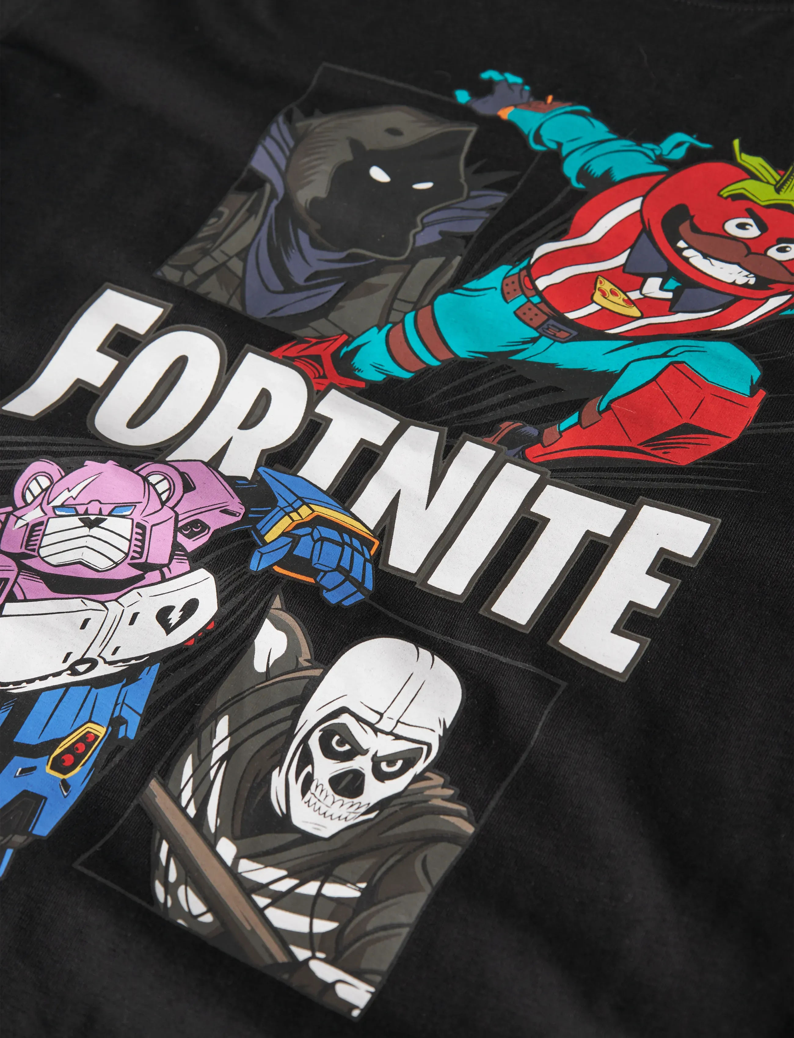 name it - NKMAMBROSE FORTNITE SS NREG TOP BFU - kortærmede t-shirts - black - 3