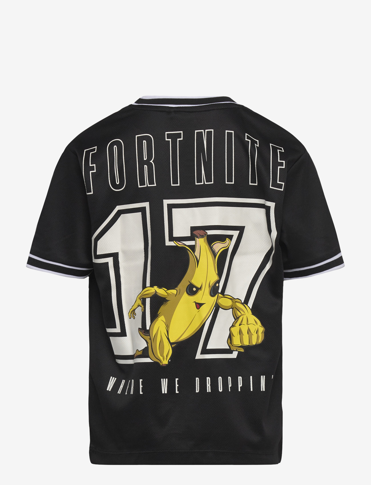 name it - NKMALISHER FORTNITE SS NREG POLY TOP BFU - sportstoppe - black - 1