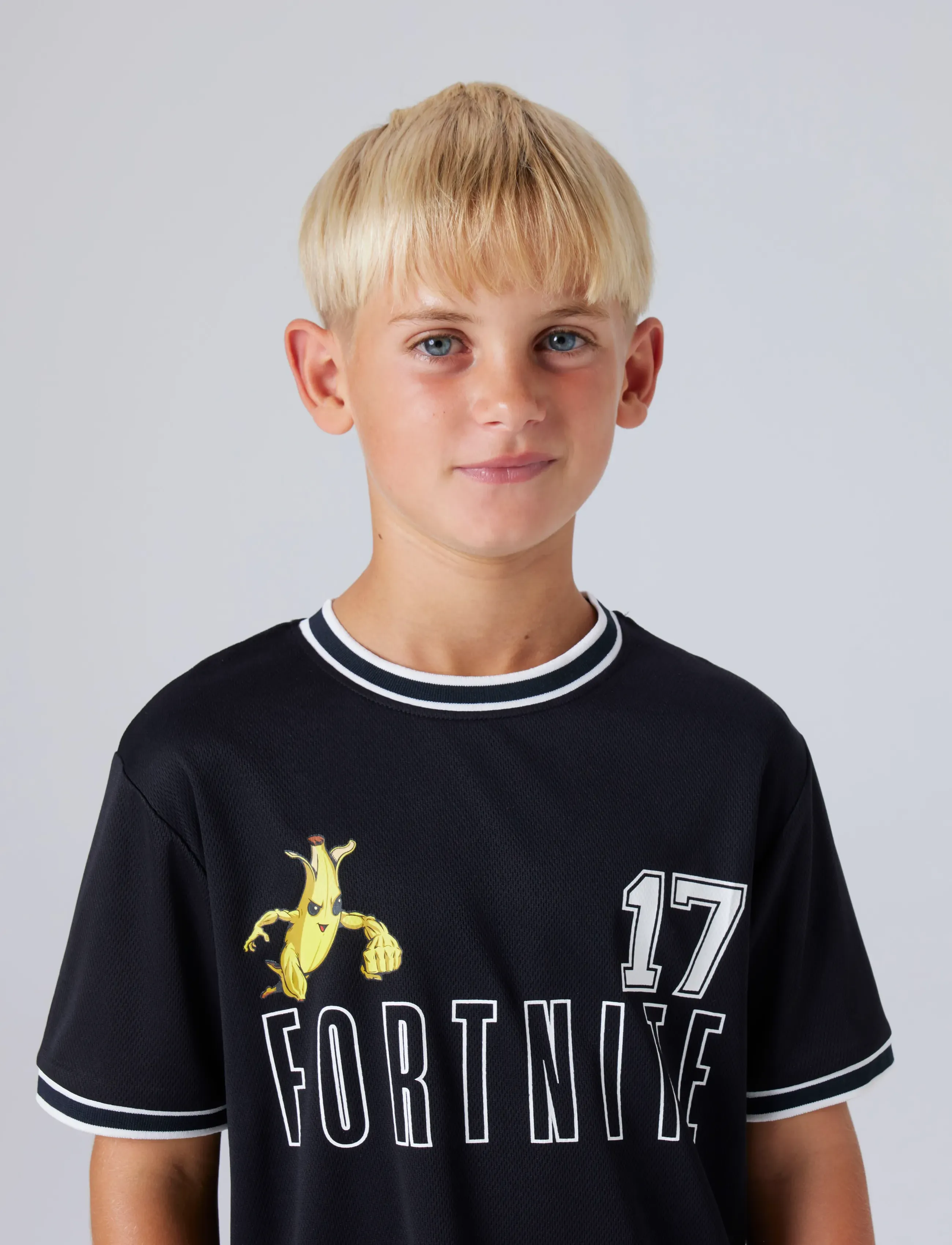name it - NKMALISHER FORTNITE SS NREG POLY TOP BFU - sportoberteile - black - 4