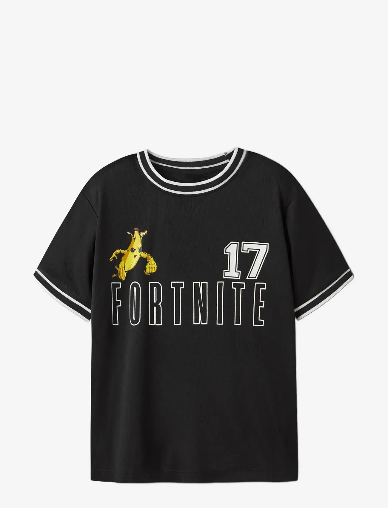 name it - NKMALISHER FORTNITE SS NREG POLY TOP BFU - sportstoppe - black - 2