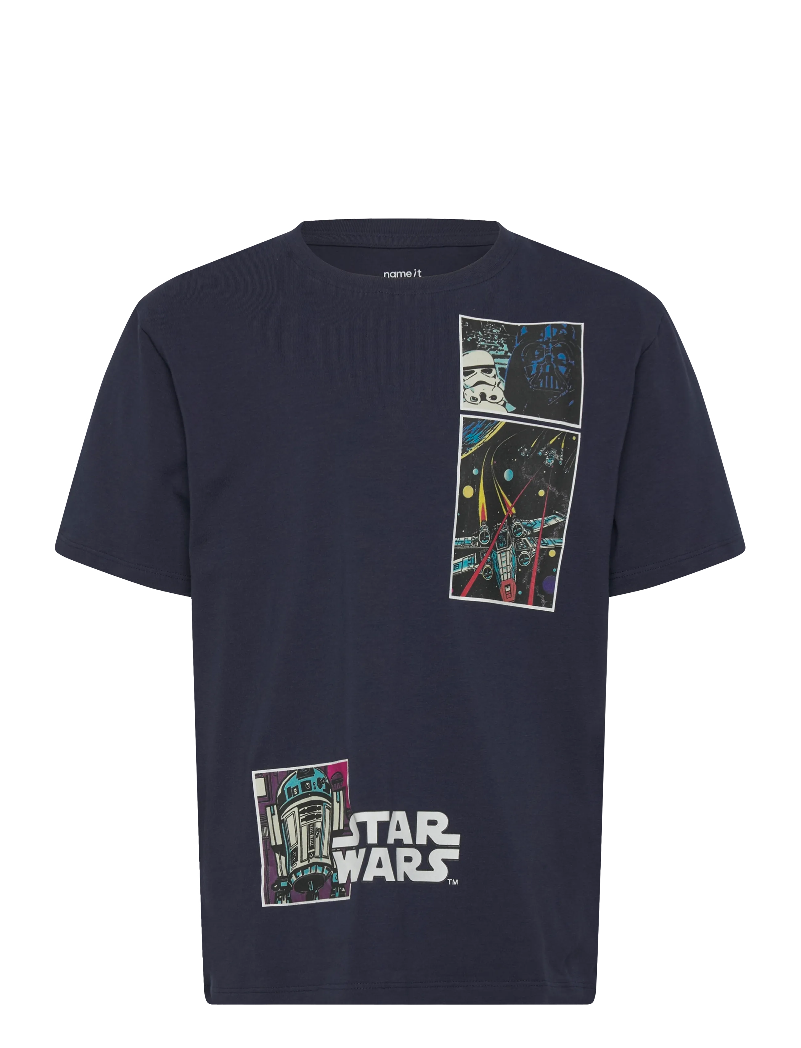 NAME IT Nkmmylle Starwars Ss Nreg Topbox Bfu Navy - 116 - Kinder