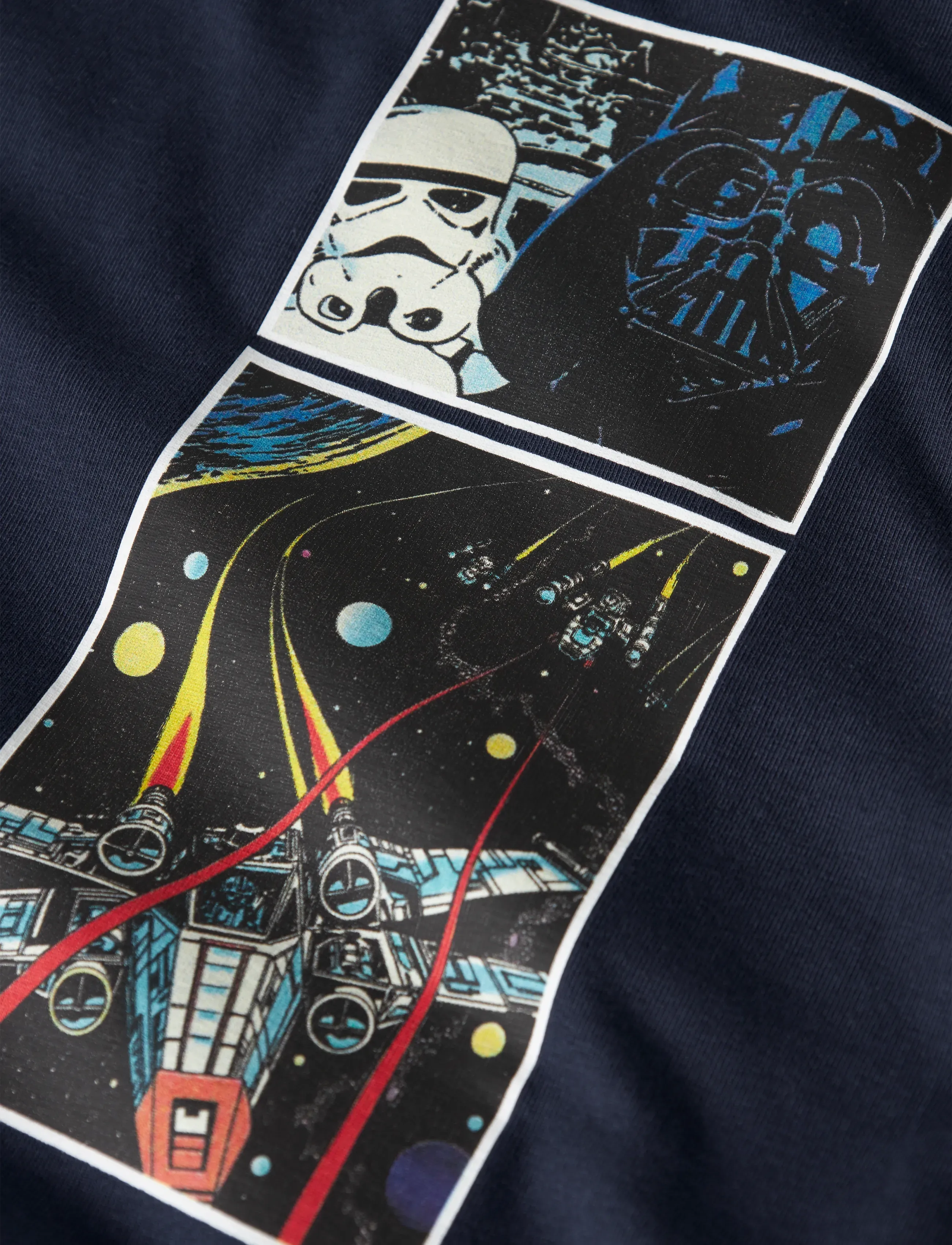 name it - NKMMYLLE STARWARS SS NREG TOPBOX BFU - lühikeste varrukatega t-särgid - navy blazer - 3