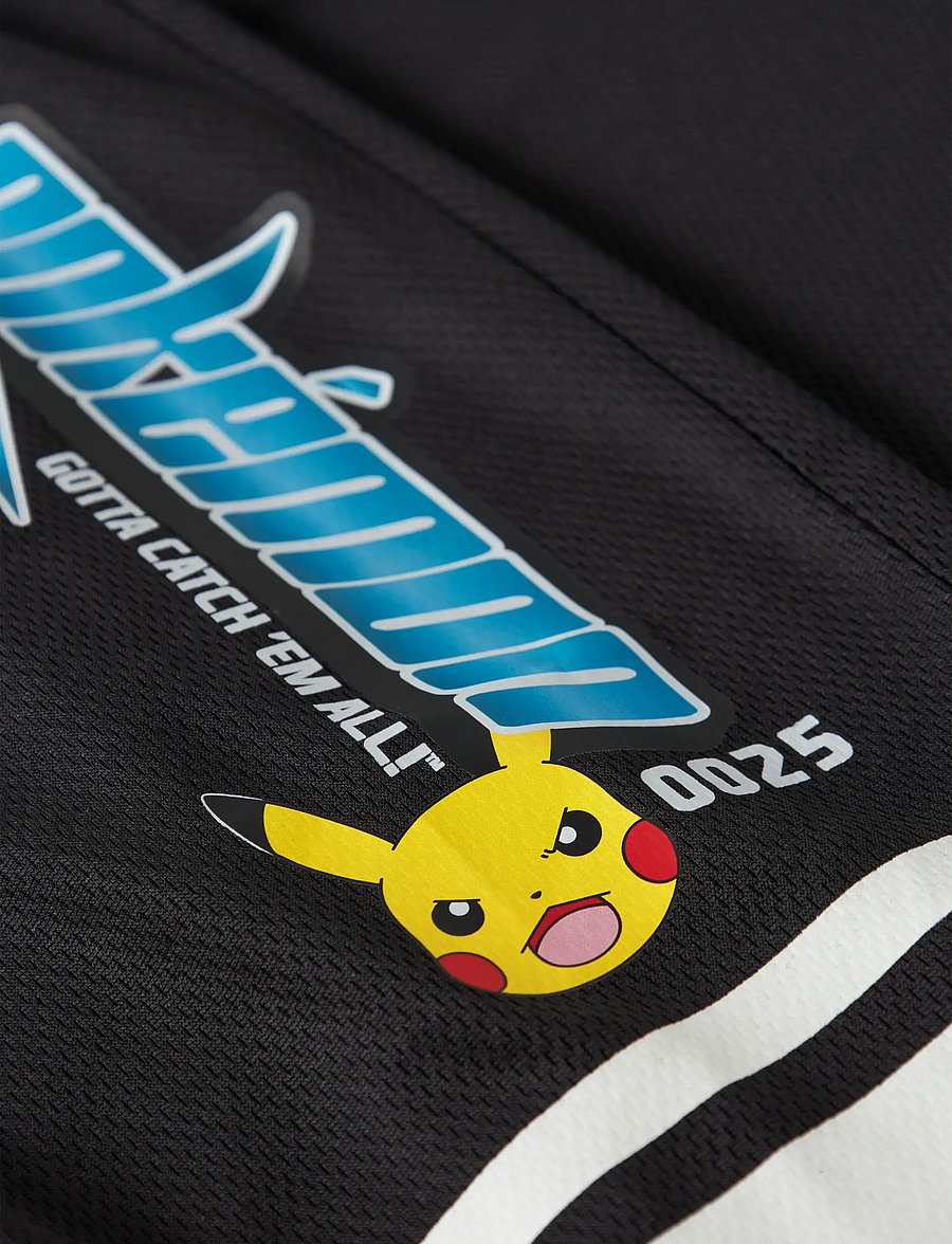 name it - NKMMILE POKEMON NREG LONG PO SHORTS SKY - sport-shorts - black - 5