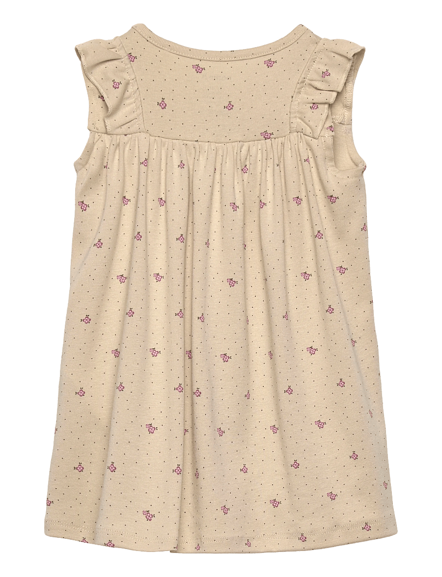 name it - NBFHITTA CAPSL BODYDRESS - trumpomis rankovėmis - almond milk - 1