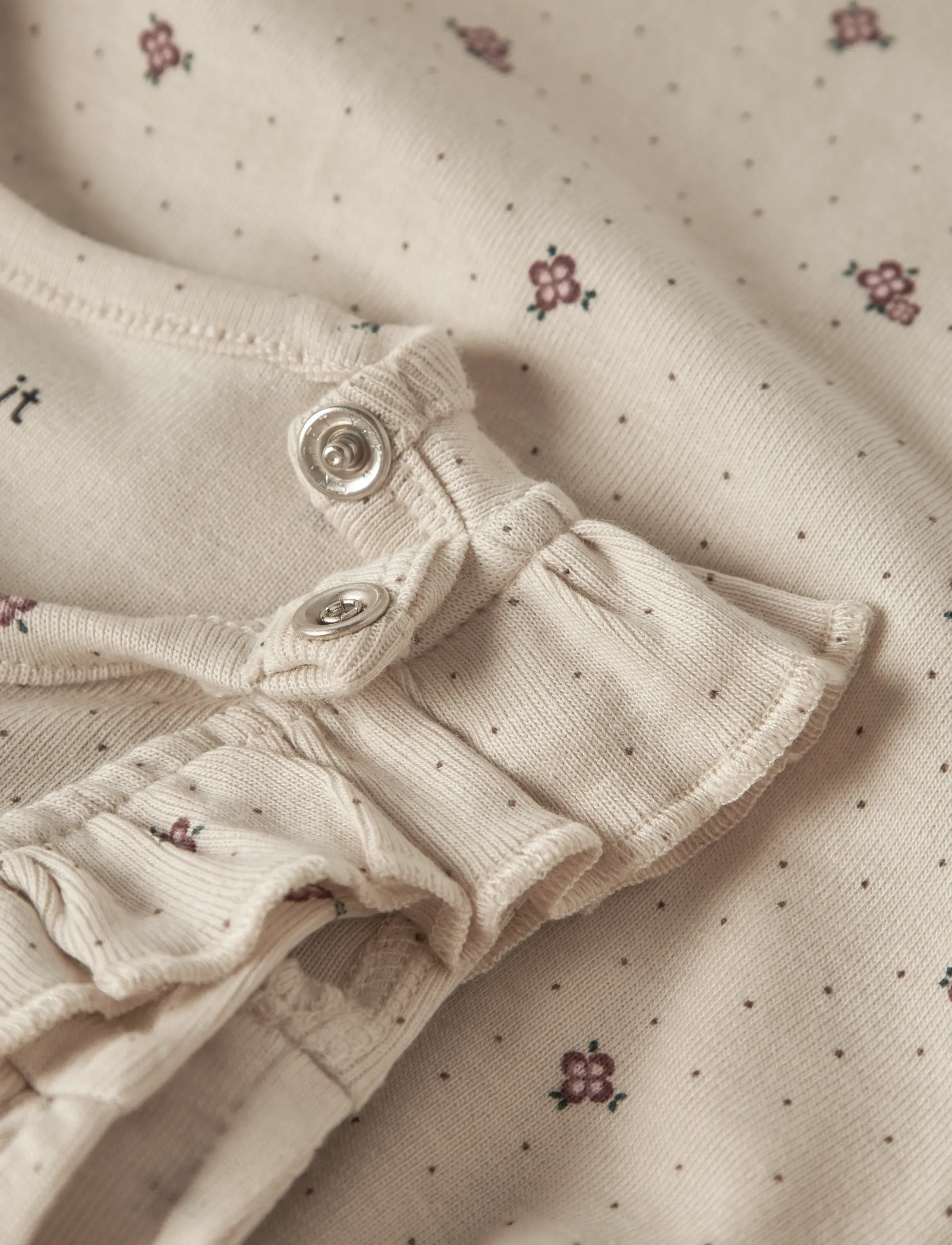 name it - NBFHITTA CAPSL BODYDRESS - kortärmade bodysuits - almond milk - 2