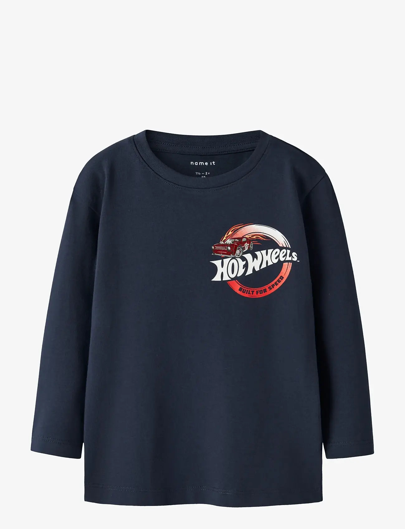 name it - NMMATREUS HOTWHEELS NREG LS TOP SKY - langärmelig - navy blazer - 1