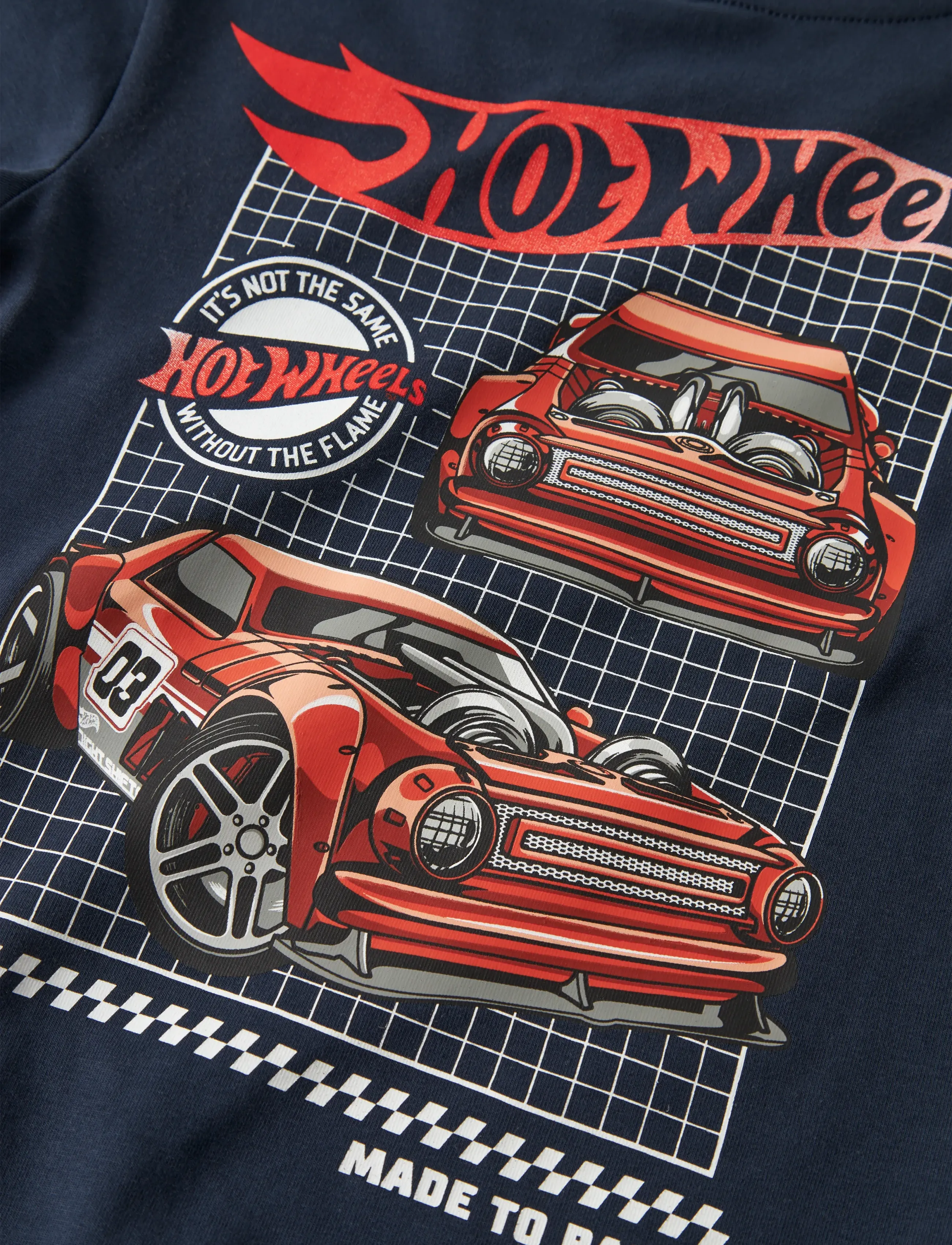 name it - NMMATREUS HOTWHEELS NREG LS TOP SKY - long-sleeved t-shirts - navy blazer - 3