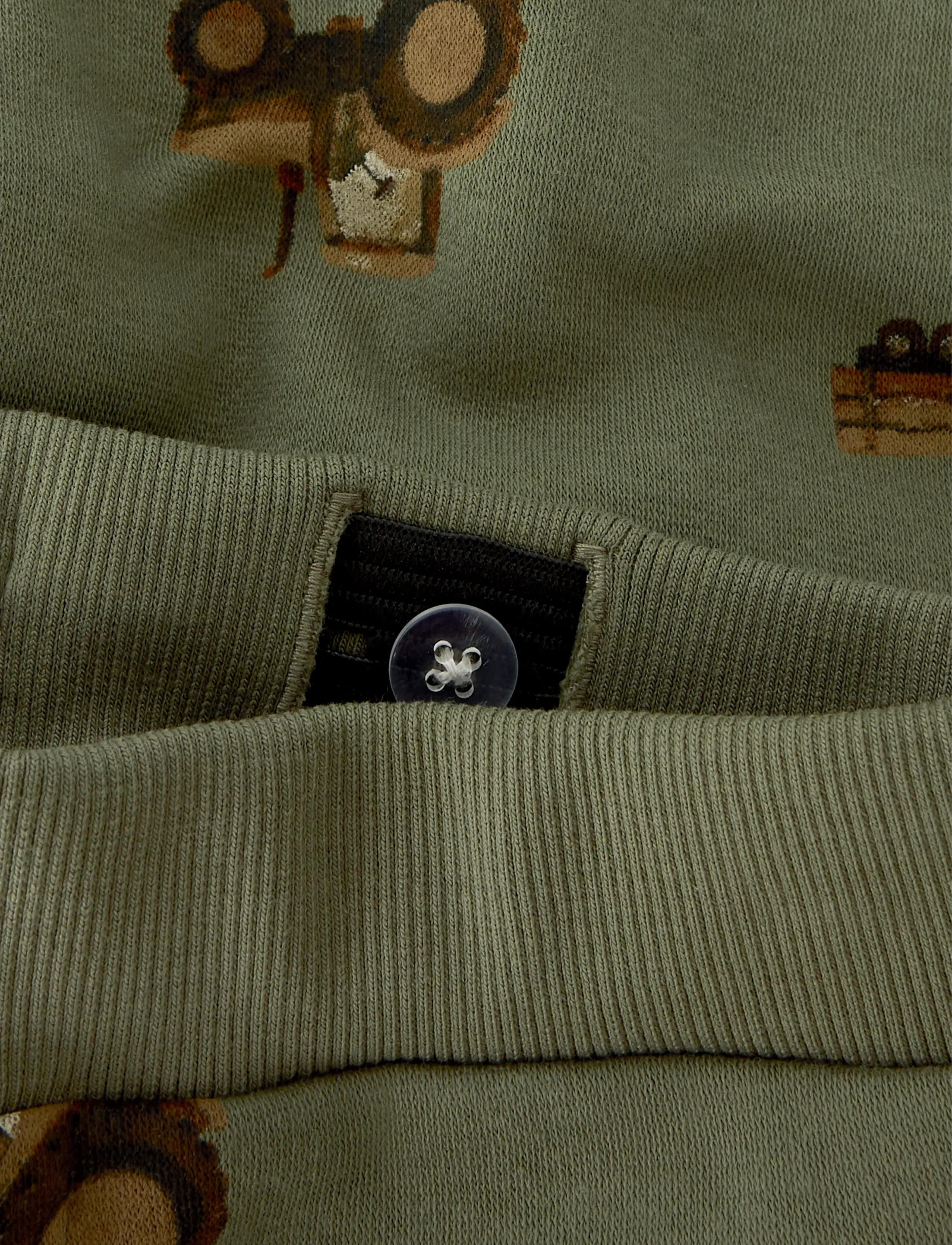name it - NMMOPA SWE PANT BRU - de laveste prisene - dusty olive - 3
