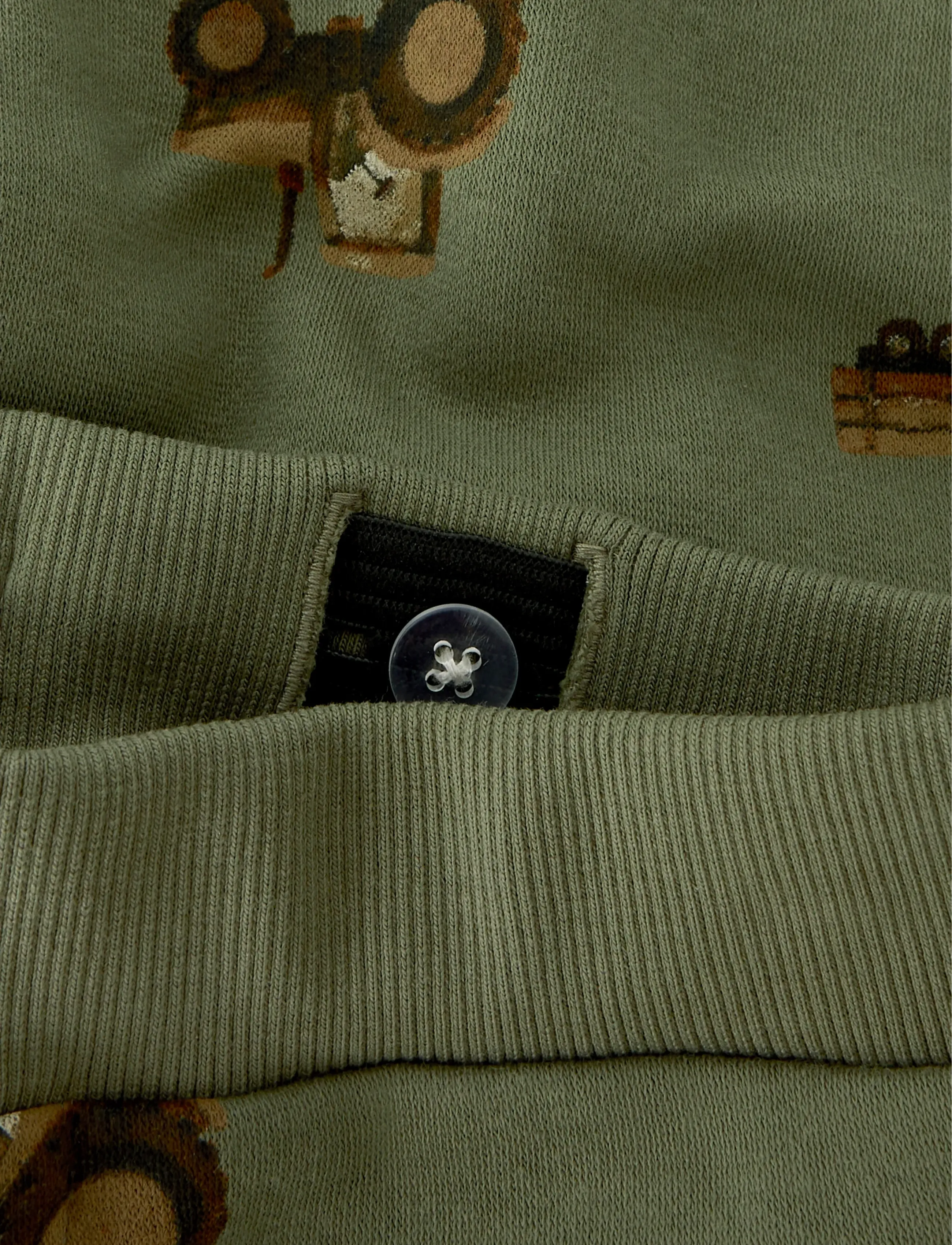 name it - NMMOPA SWE PANT BRU - de laveste prisene - dusty olive - 4