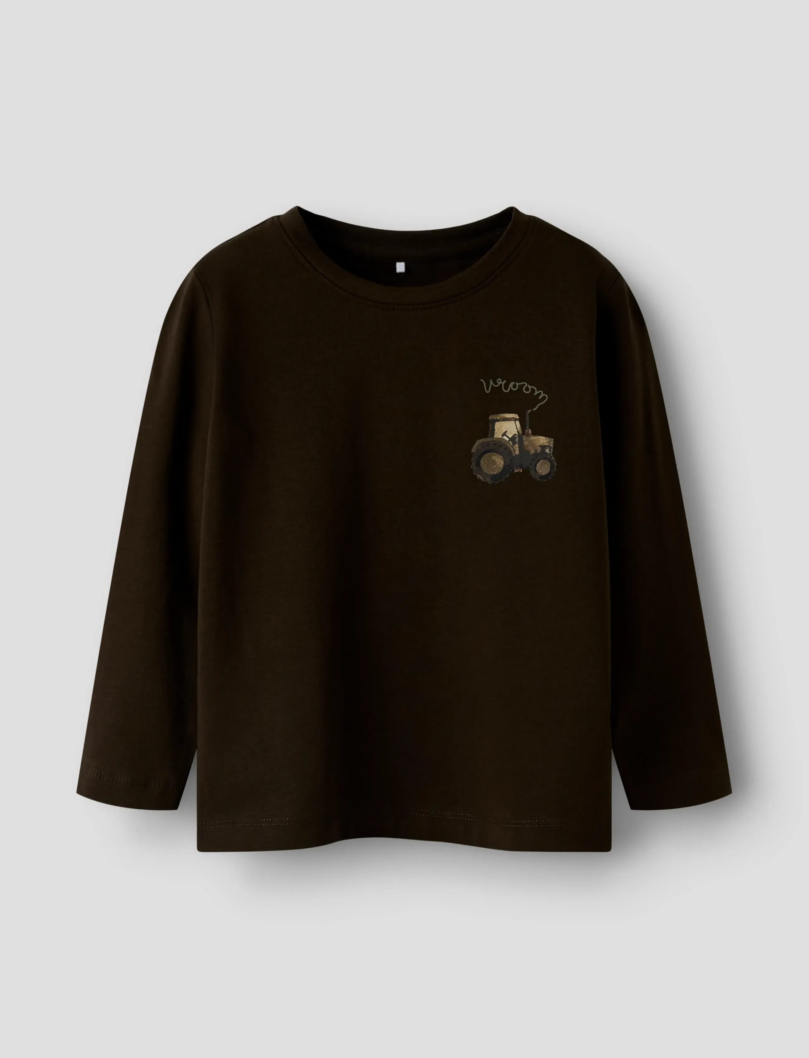 name it NMMOPALLAN LS TOP - Topy i Koszulki - DELICIOSO / brown