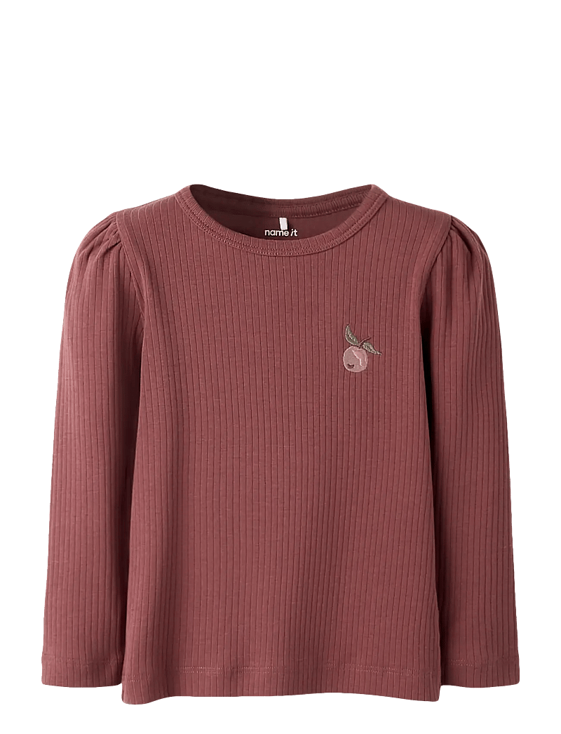 name it - NMFOLIKA LS XSL TOP - langärmelig - rose brown - 1