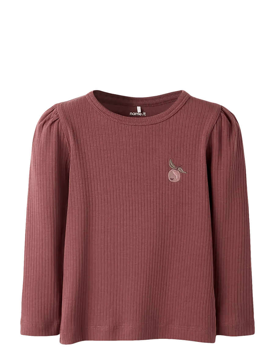 name it - NMFOLIKA LS XSL TOP - pikkade varrukatega t-särgid - rose brown - 1