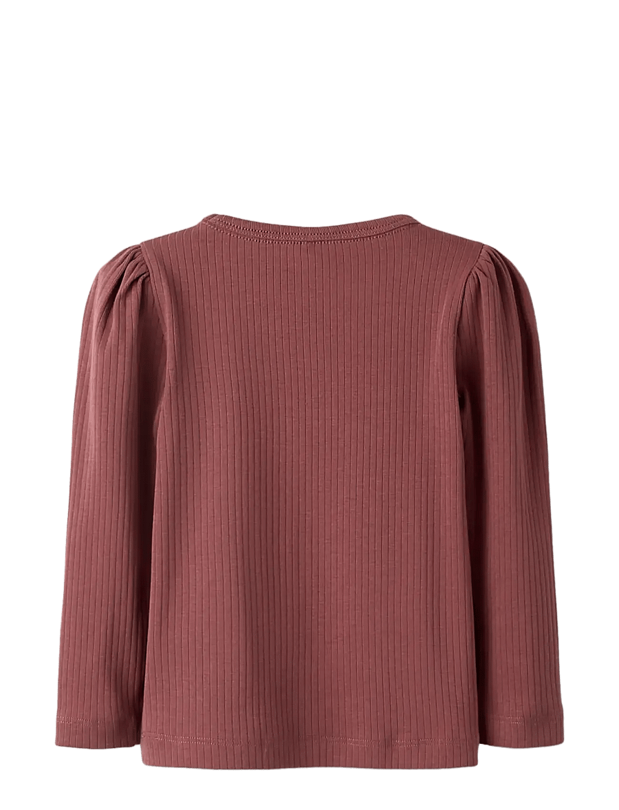 name it - NMFOLIKA LS XSL TOP - pikkade varrukatega t-särgid - rose brown - 2