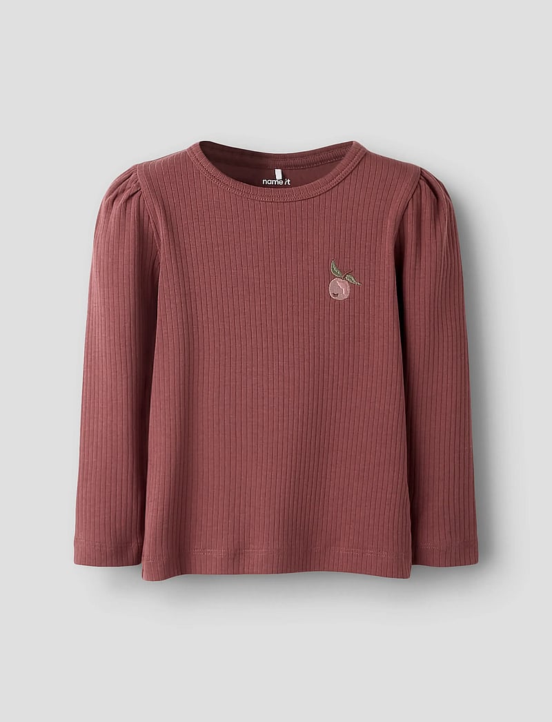 name it - NMFOLIKA LS XSL TOP - langärmelig - rose brown - 0