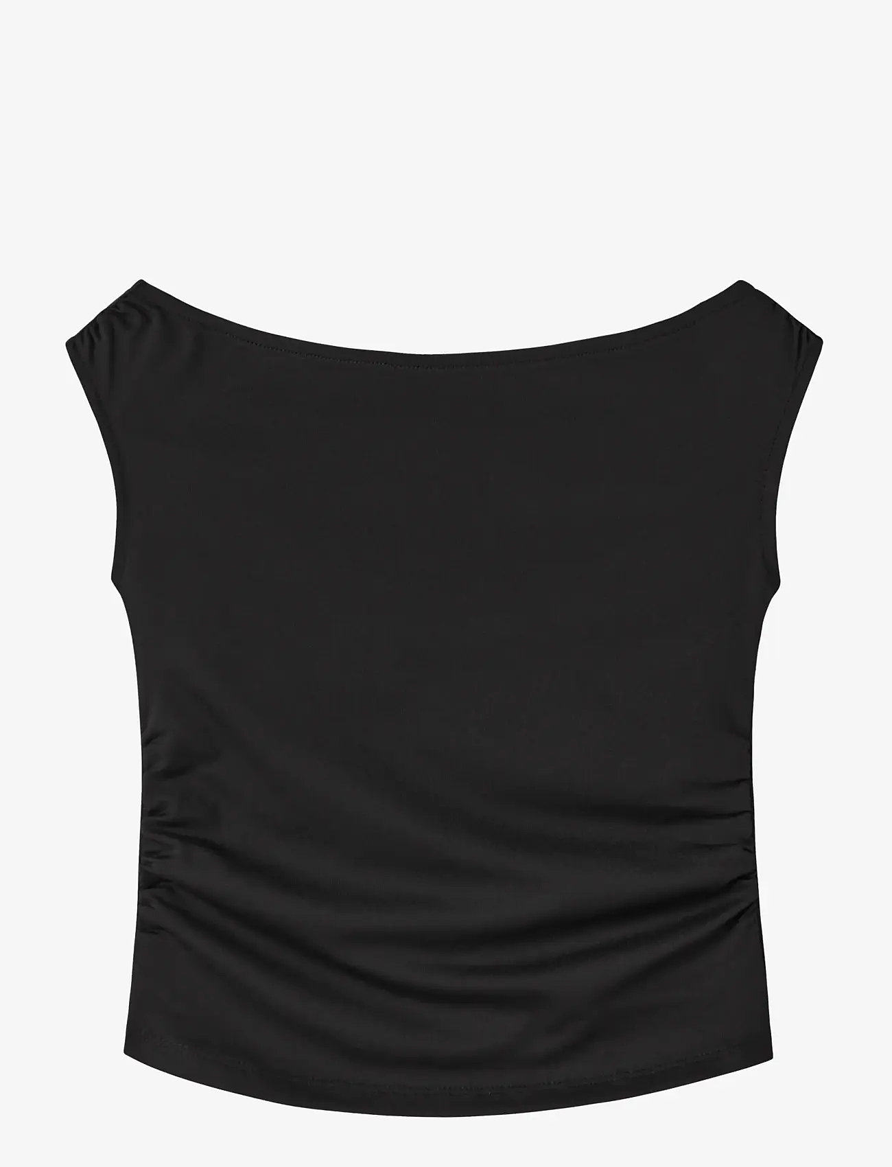 name it - NKFHELGU SLIM SH TANK TOP - Ærmeløs undertrøje - black - 0