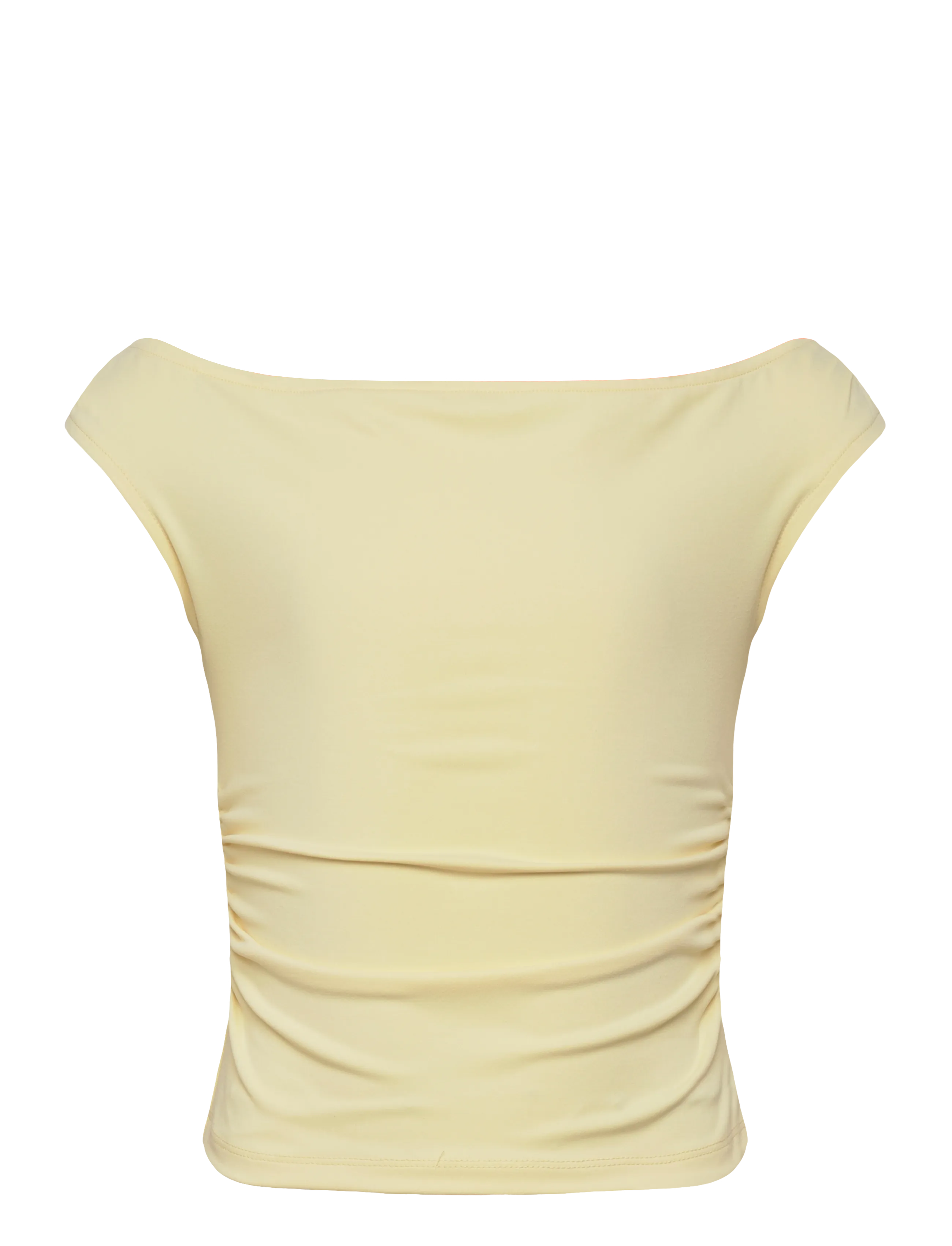 name it NKFHELGU SLIM SH TANK TOP - Oberteile & T-Shirts - DOUBLE CREAM / yellow