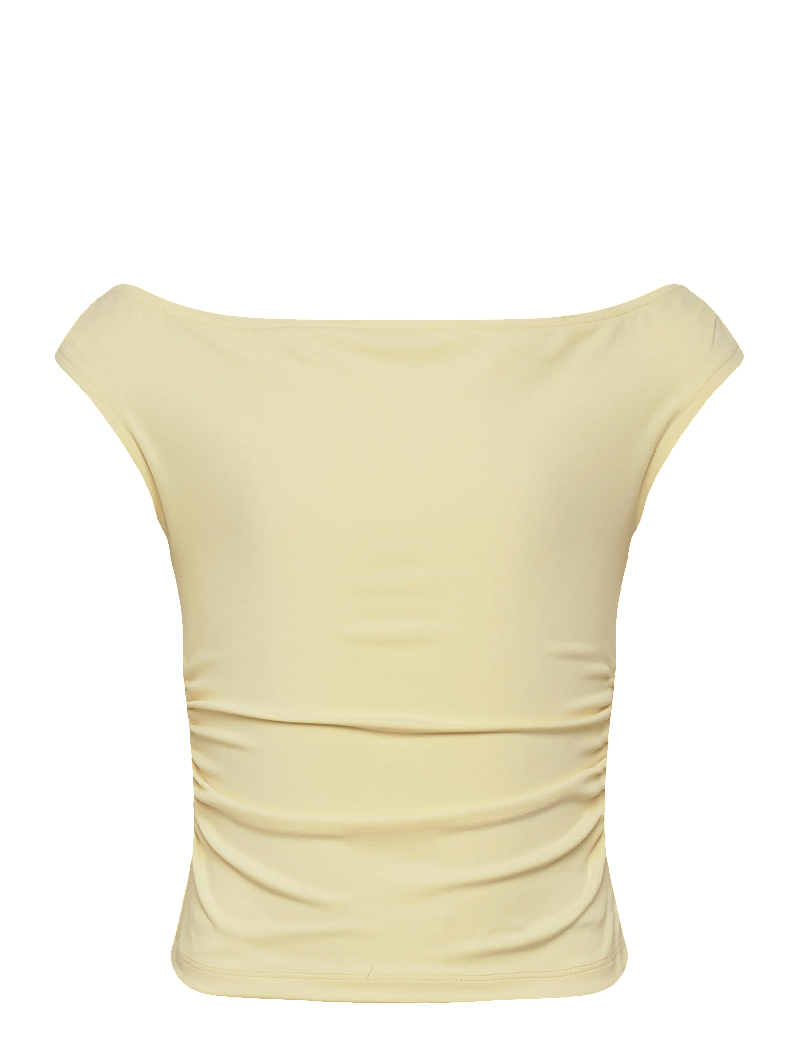 name it - NKFHELGU SLIM SH TANK TOP - Ærmeløs undertrøje - double cream - 0