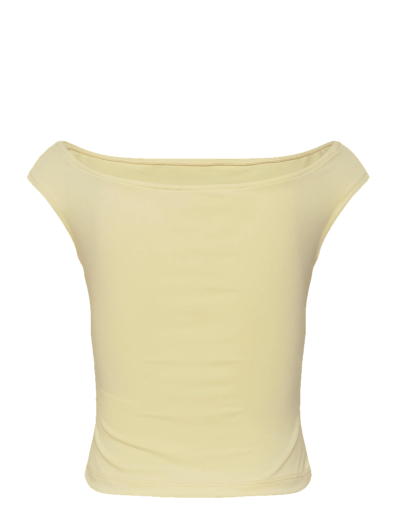name it - NKFHELGU SLIM SH TANK TOP - Ærmeløs undertrøje - double cream - 1