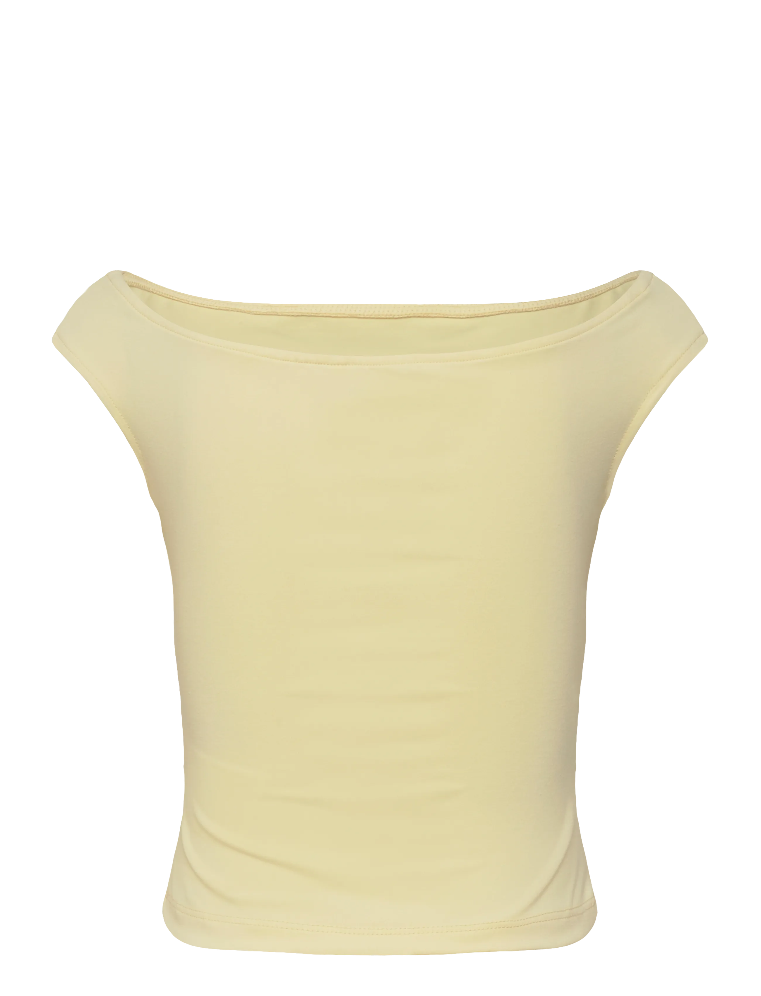 name it - NKFHELGU SLIM SH TANK TOP - tanktops - double cream - 1