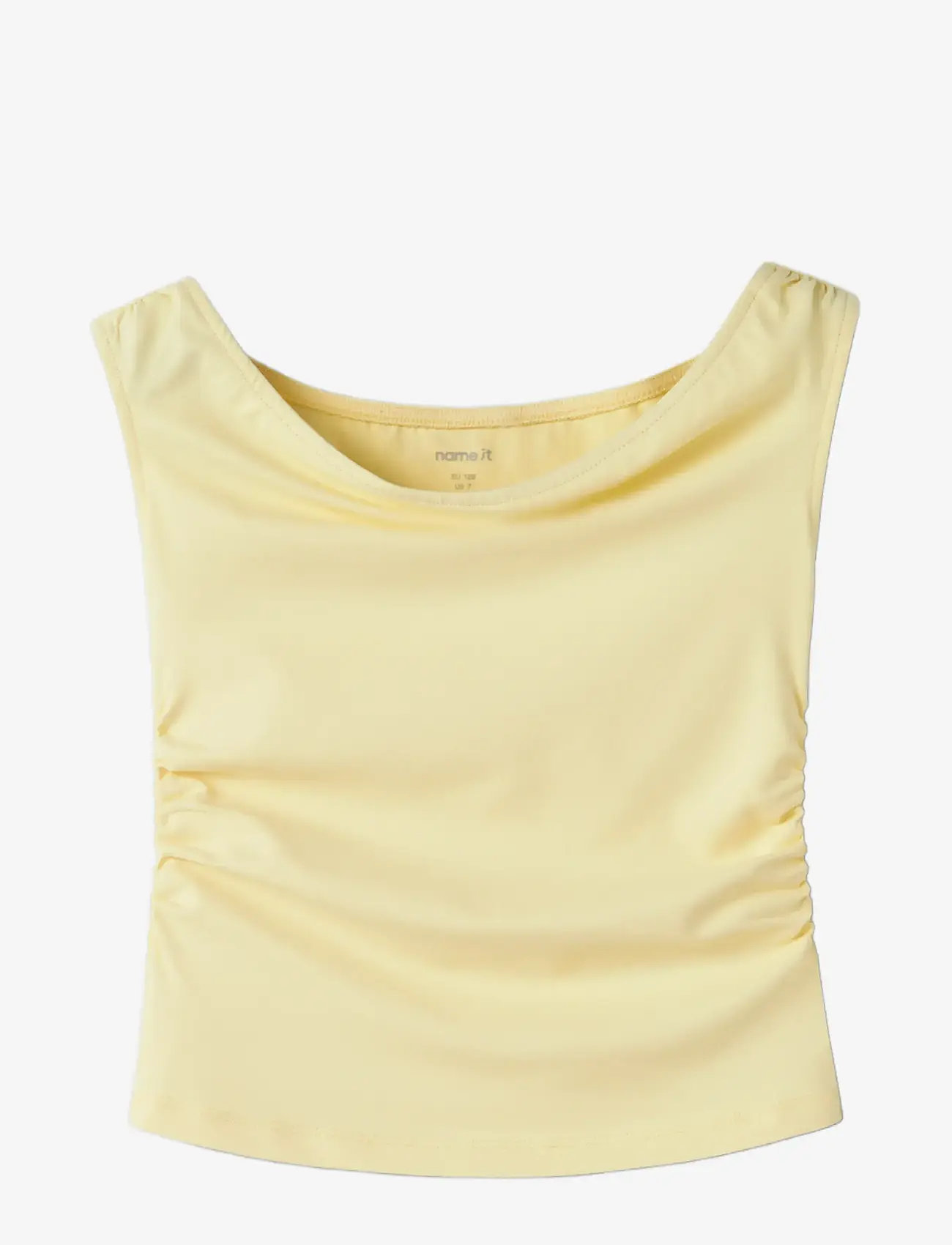 name it - NKFHELGU SLIM SH TANK TOP - Ærmeløs undertrøje - double cream - 2