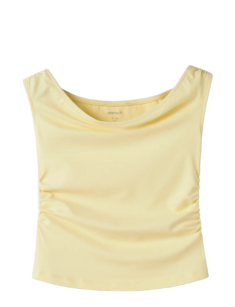 name it - NKFHELGU SLIM SH TANK TOP - Ærmeløs undertrøje - double cream - 2