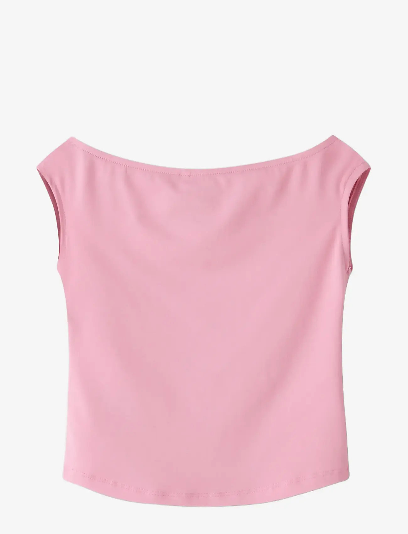 name it - NKFHELGU SLIM SH TANK TOP - palaidinukės be rankovių - pink drink - 1