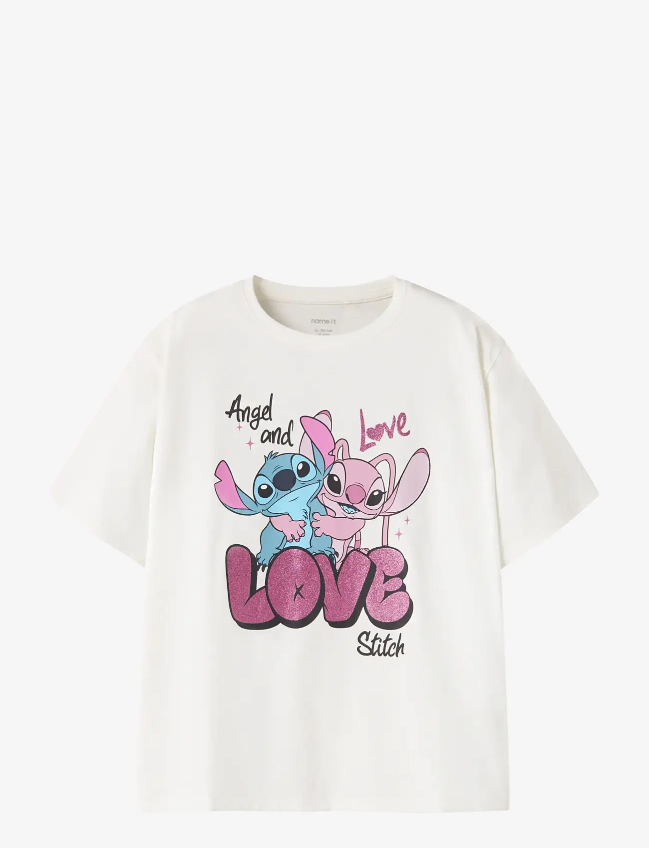 name it - NKFDYMIR STITCH SS NREG TOP BOX NOOS WDI - kortærmede t-shirts - cloud dancer - 1