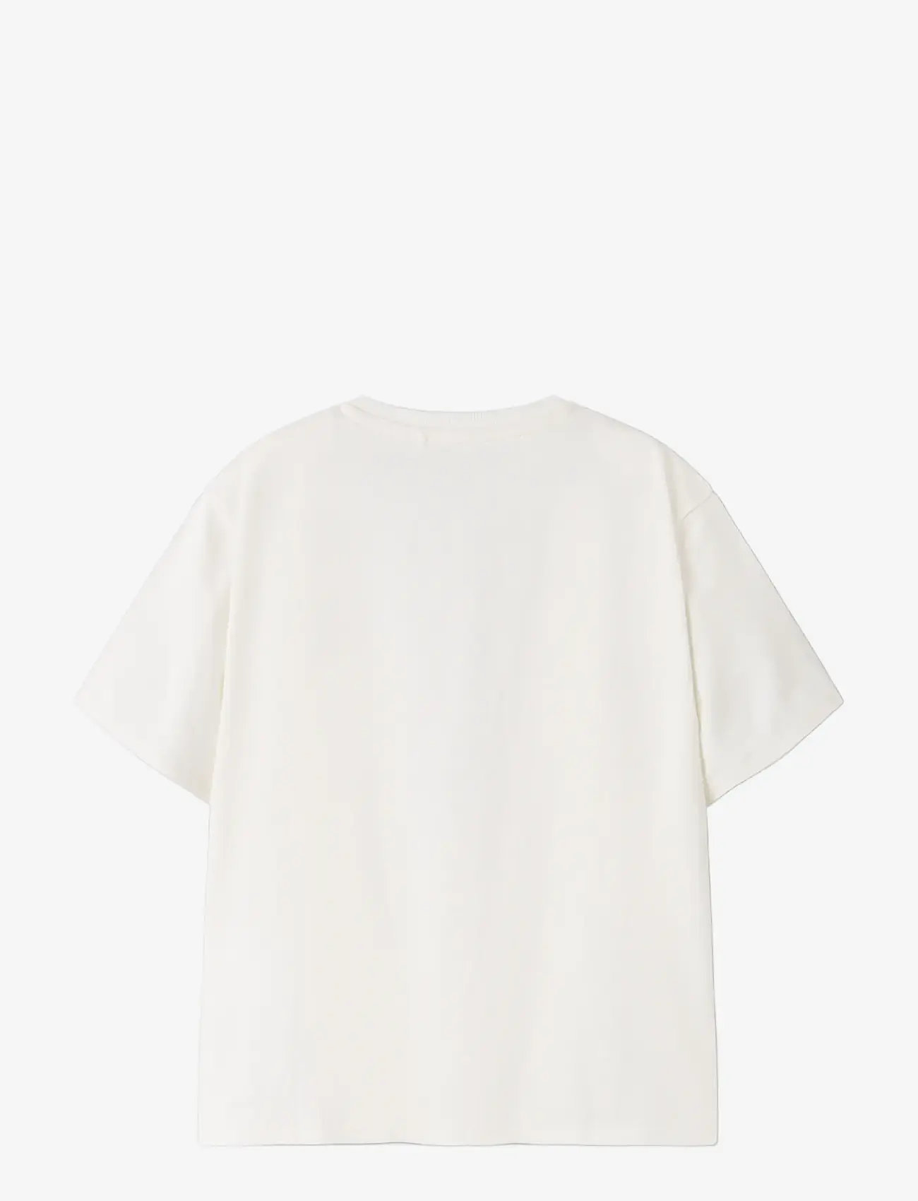 name it - NKFDYMIR STITCH SS NREG TOP BOX NOOS WDI - kortærmede t-shirts - cloud dancer - 2