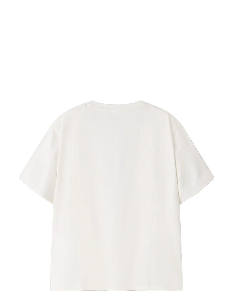 name it - NKFDYMIR STITCH SS NREG TOP BOX NOOS WDI - kortærmede t-shirts - cloud dancer - 2