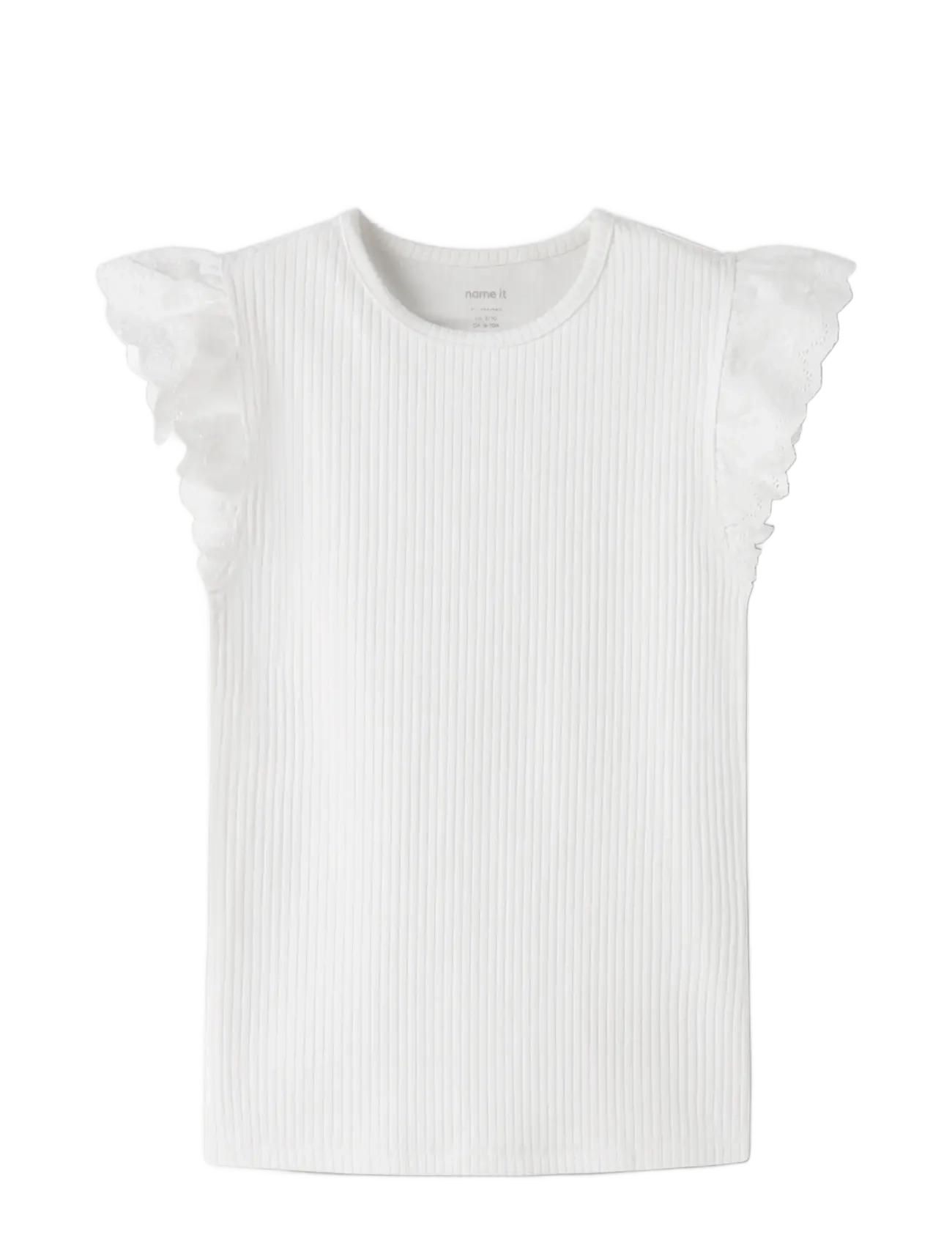 name it - NKFHAVELLE CAP SL TOP - kortärmade t-shirts - bright white - 2