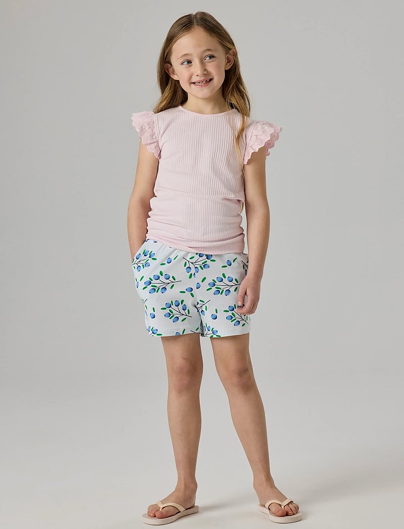 name it - NKFHAVELLE CAP SL TOP - kortærmede t-shirts - cradle pink - 3