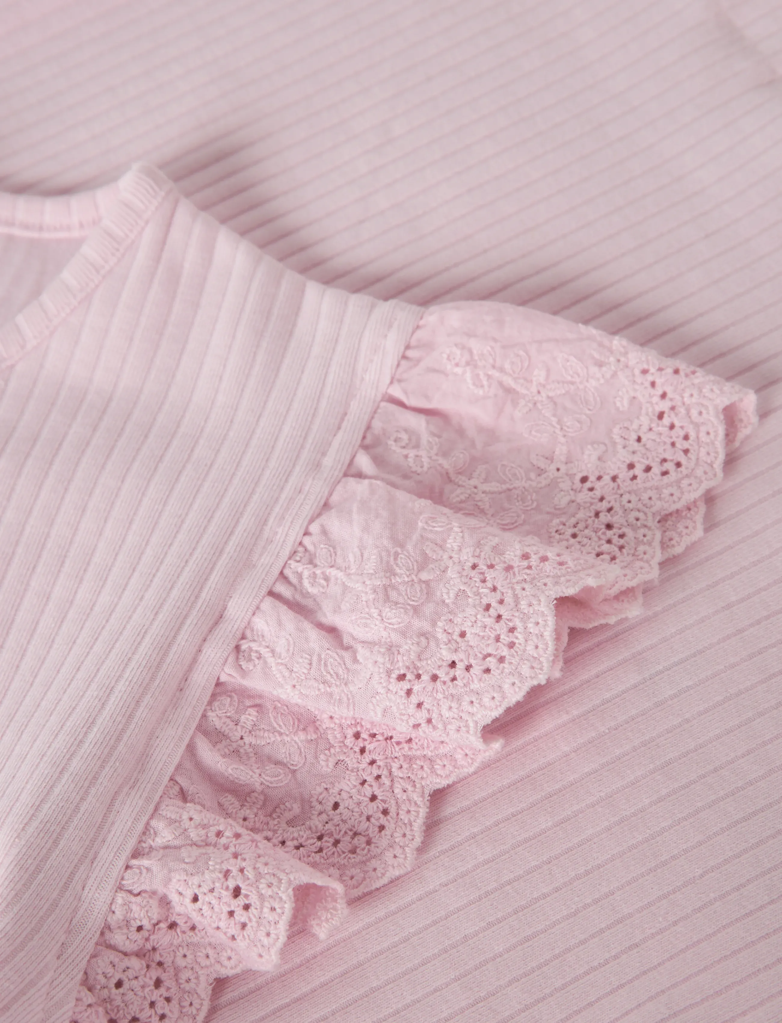 name it - NKFHAVELLE CAP SL TOP - lühikeste varrukatega - cradle pink - 5