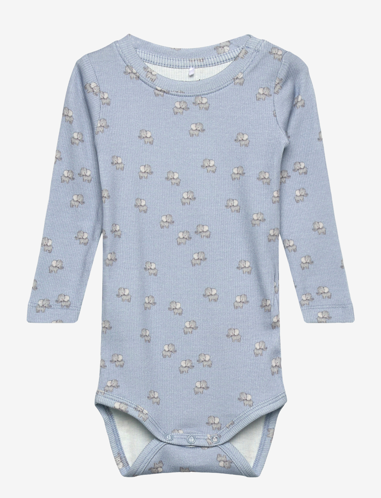 name it - NBMHOBIT LS BODY BOX - langærmede - blue fog - 0