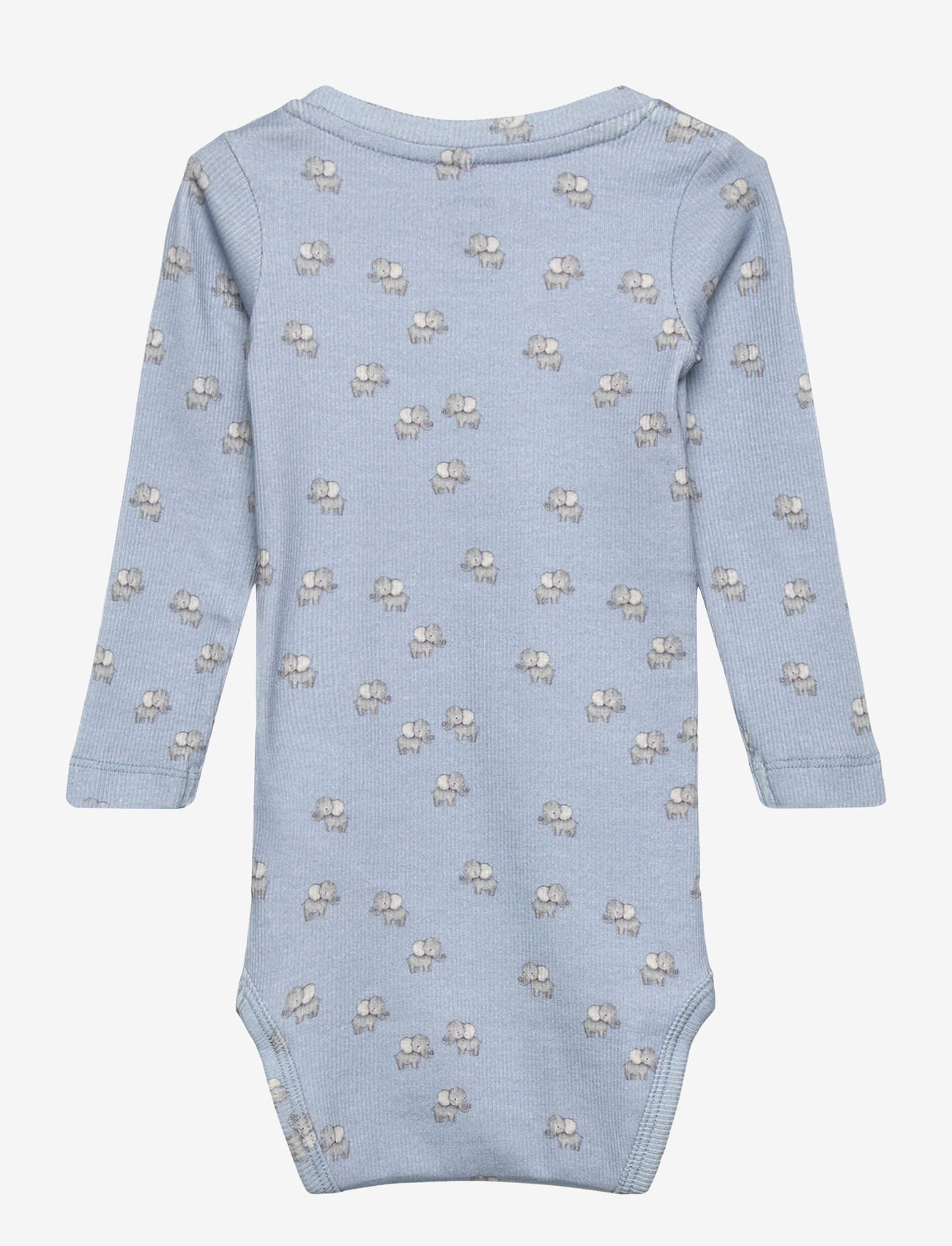 name it - NBMHOBIT LS BODY BOX - langærmede - blue fog - 1