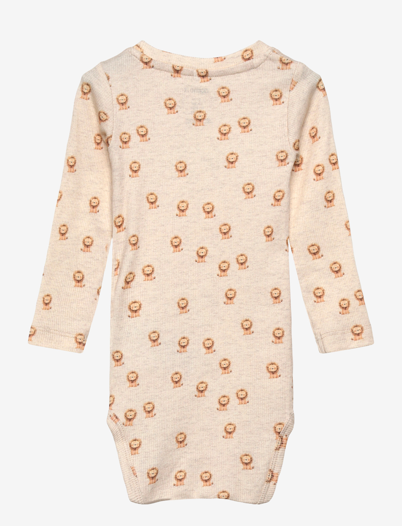 name it - NBMHOBIT LS BODY BOX - langærmede bodyer - peyote melange - 1
