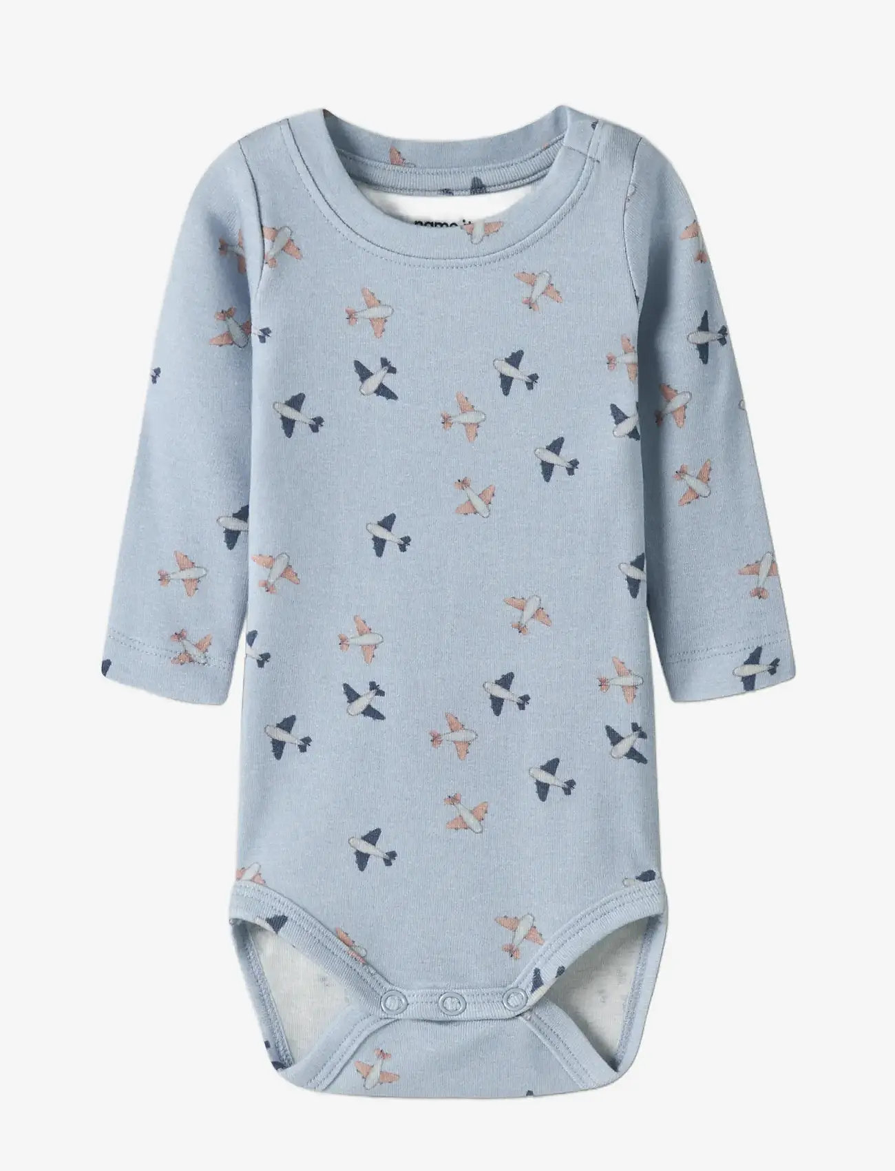name it - NBMHOP LS BODY - long-sleeved - blue fog - 2