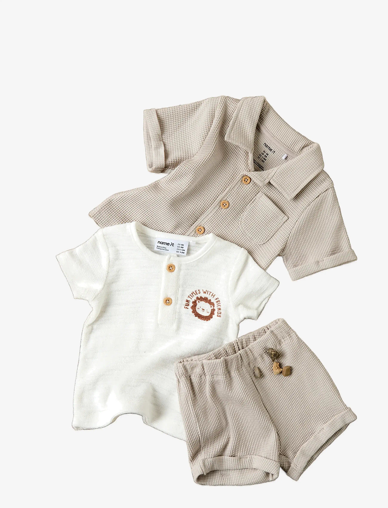 name it - NBMHUSK SHORTS - sweat shorts - chateau gray - 3