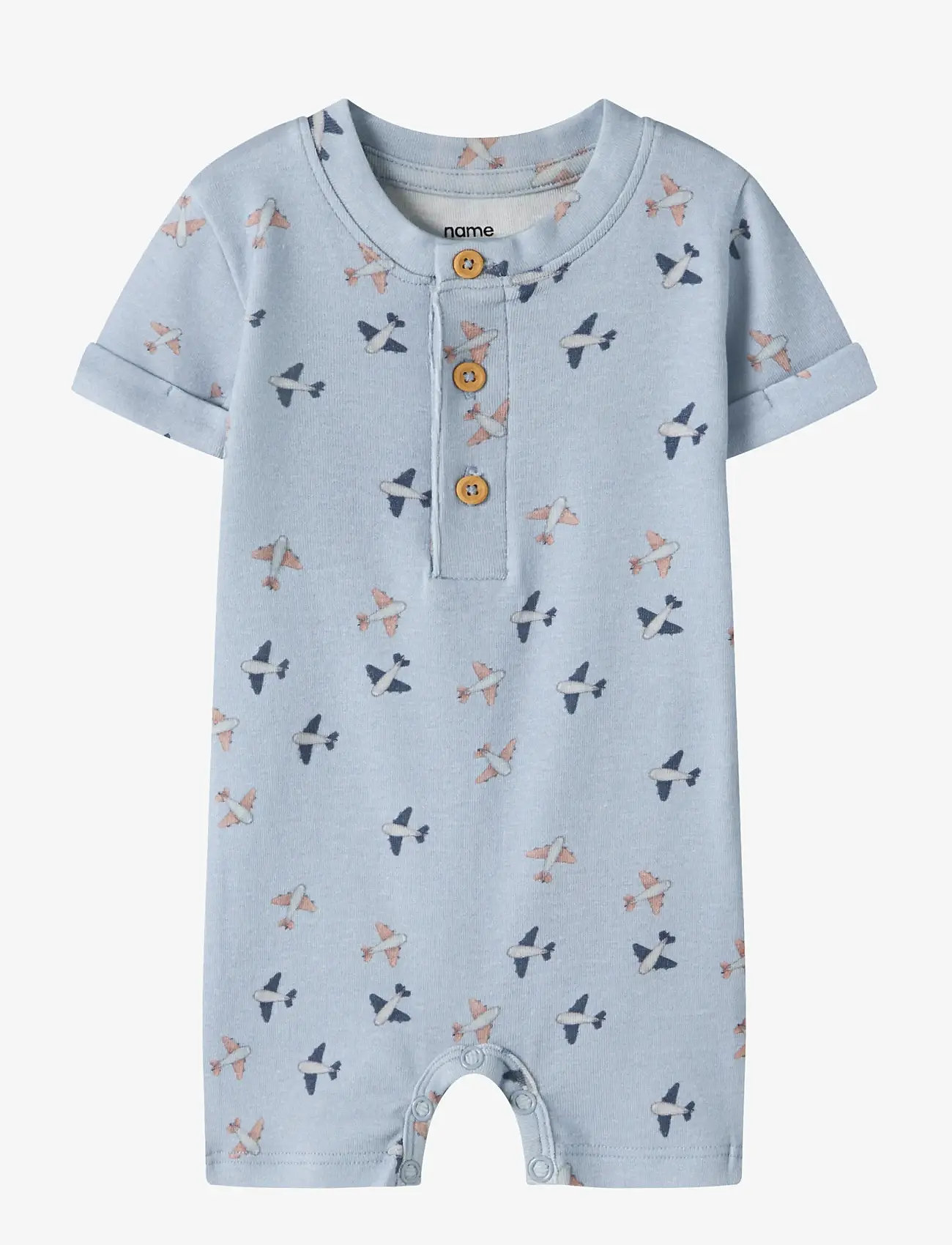 name it - NBMHOP SS SUNSUIT - buksedragter - blue fog - 0