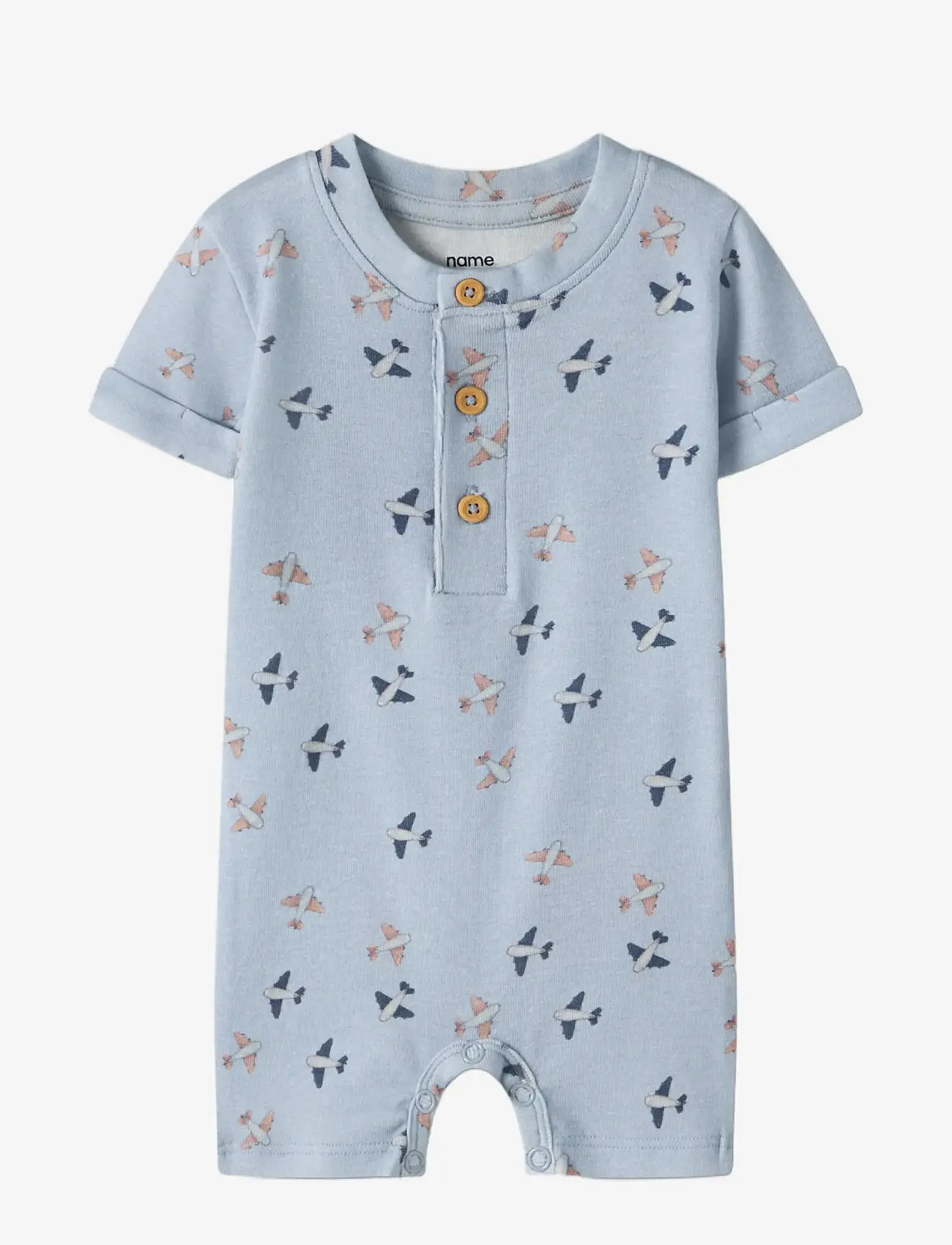 name it - NBMHOP SS SUNSUIT - buksedragter - blue fog - 2