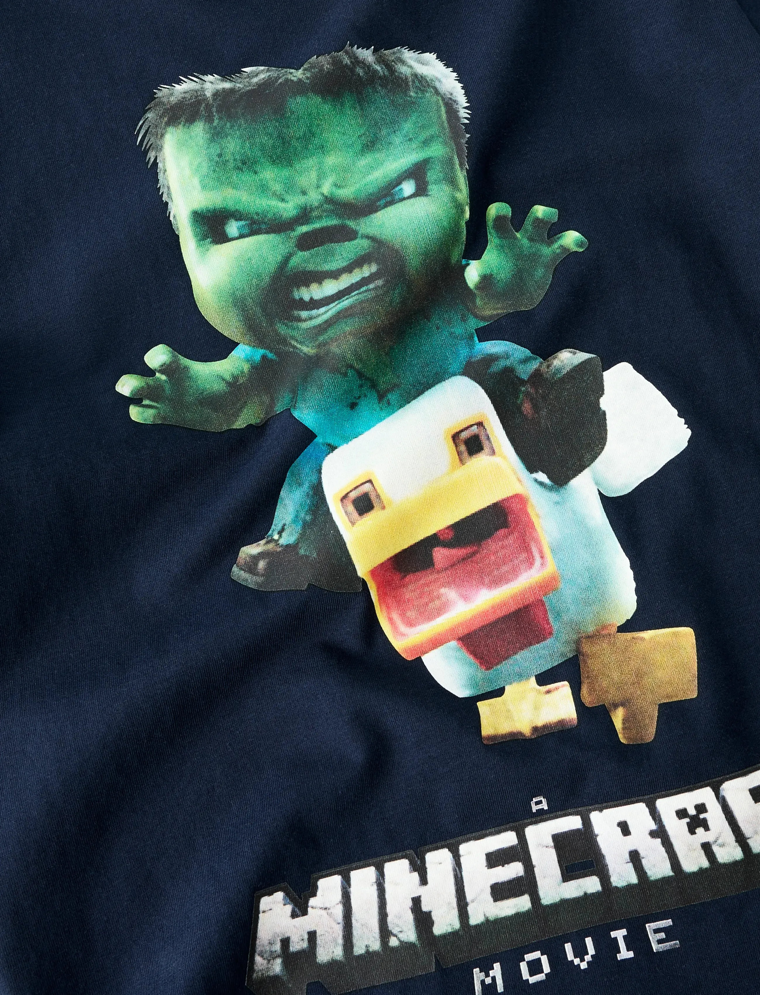 name it - NKMNIF MINECRAFT SS NREG TOP LNOOS BFU - kortærmede t-shirts - navy blazer - 4
