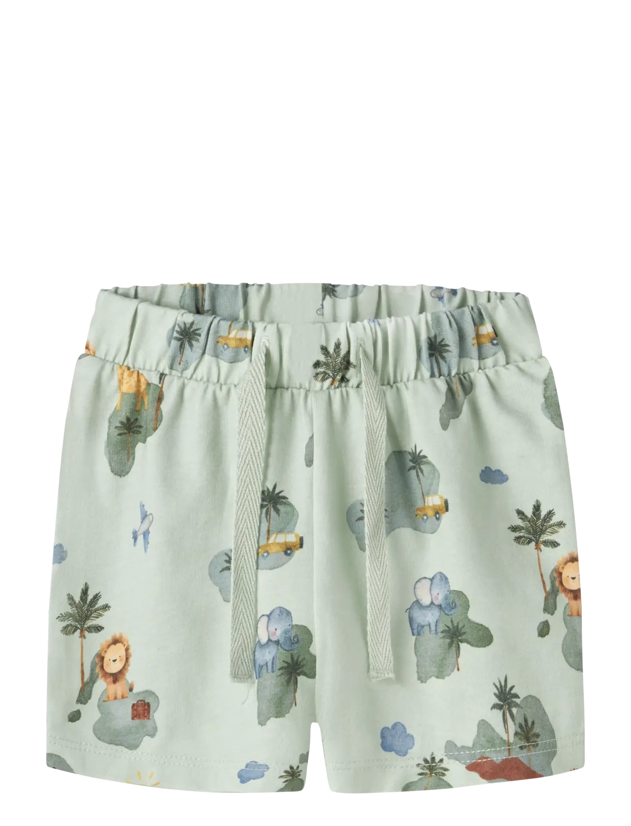 name it NBMHELLO SHORTS - Last chance - PALE AQUA / green