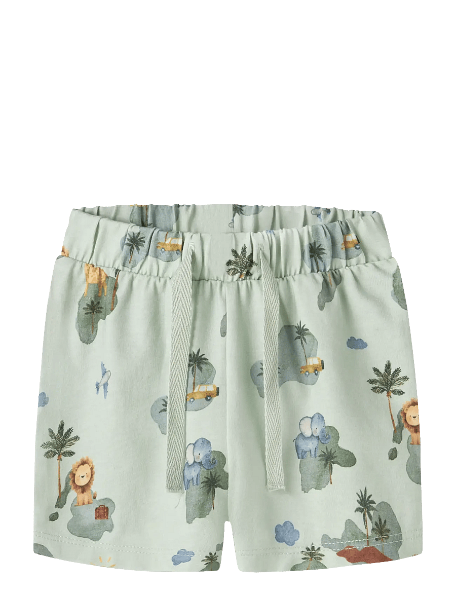 name it - NBMHELLO SHORTS - sweatshorts - pale aqua - 0