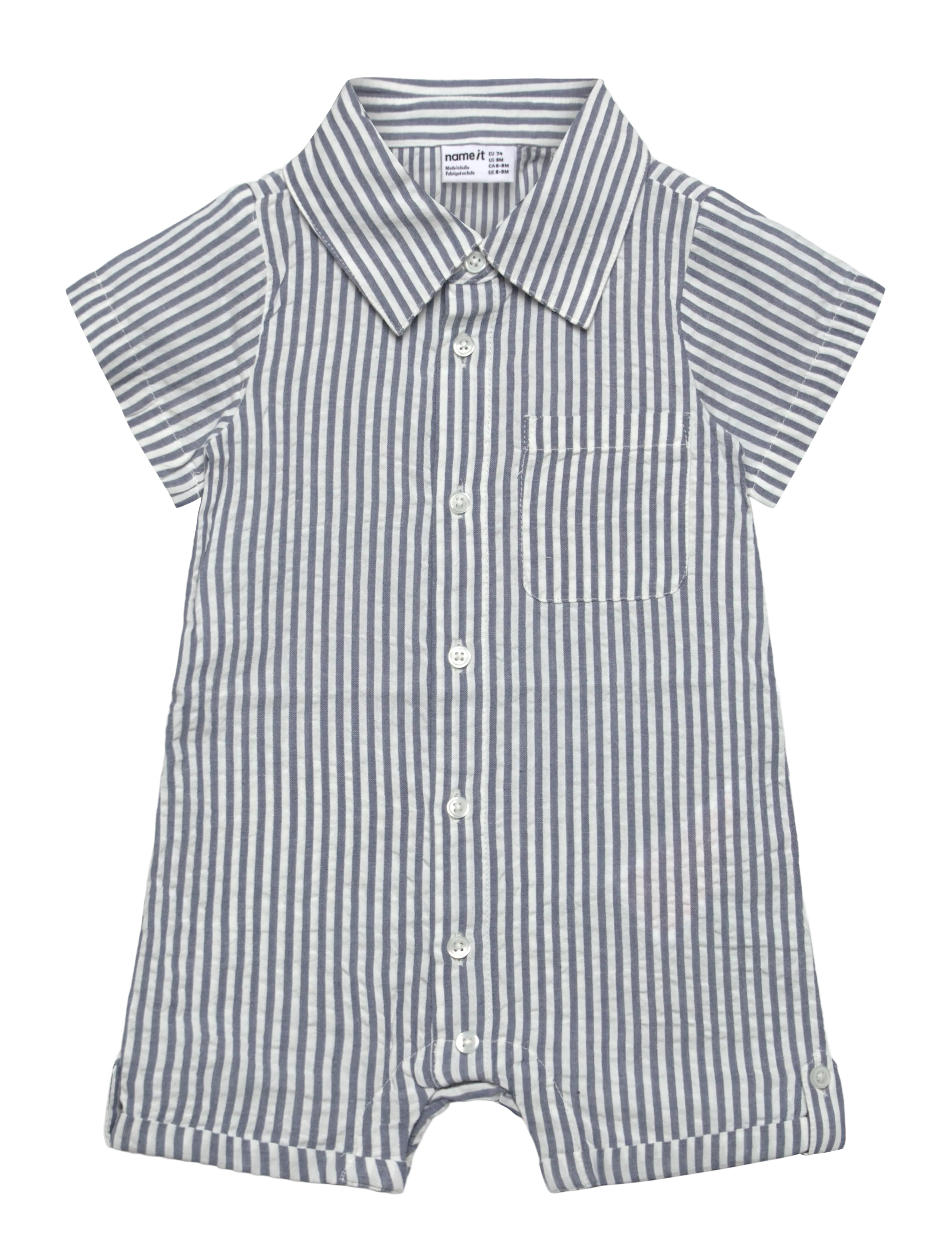 name it NBMHIPE SUNSUIT - Baby 0 bis 2 Jahren - VINTAGE INDIGO / white