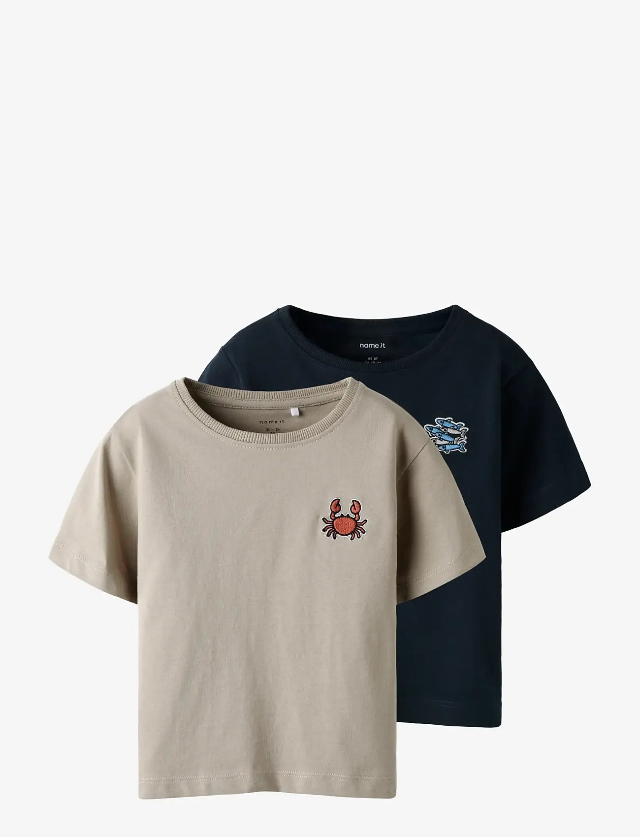 name it - NMMFRANK 2P SS NREG TOP BOX PB - kurzärmelige - aluminium - 0