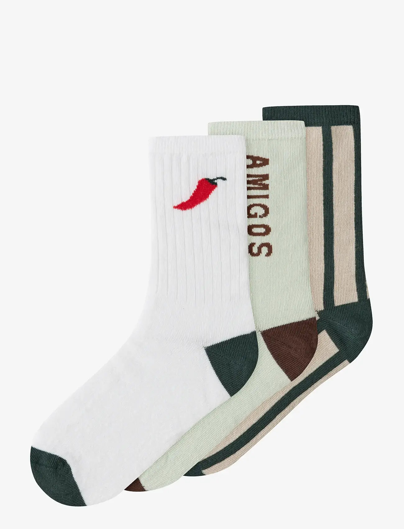 name it - NKMHACTOR 3P SOCK - letnie okazje - cloud dancer - 0