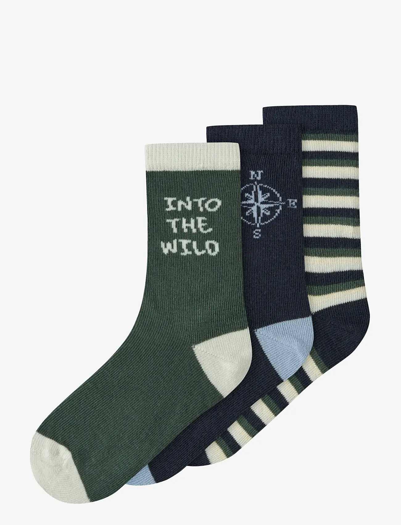 name it - NMMHARLAN 3P SOCK - socks - garden topiary - 0