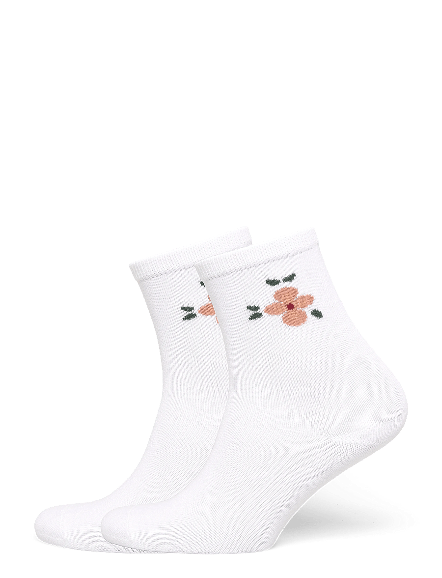 name it - NMFHOLLIE 2P SOCK - sokid - bright white - 0